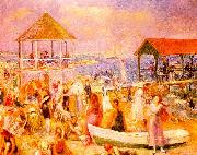 William Glackens Beach Scene near New London china oil painting reproduction